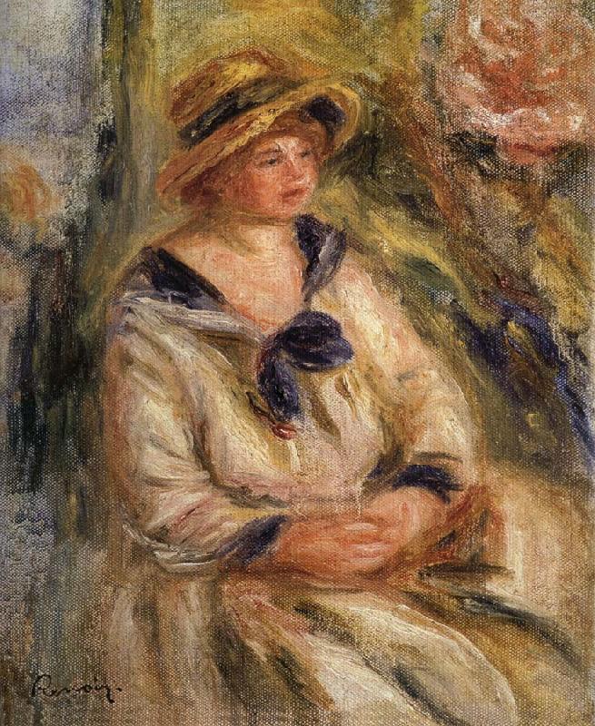 Pierre-Auguste Renoir Etude pour un portrait
